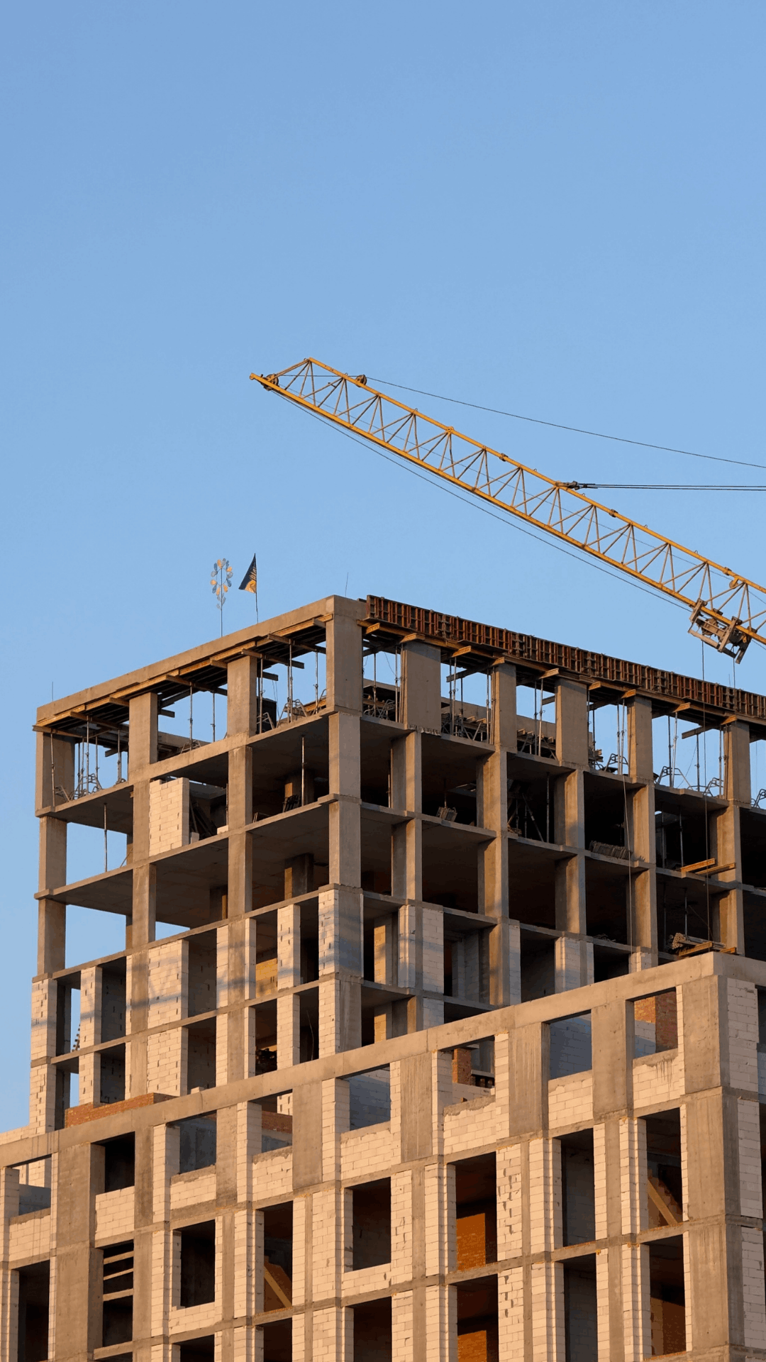 У житловому комплексі Skywalker завершено монолітний каркас секцій Y й W